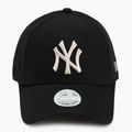 New Era Metallic Logo 9Forty New York Yankees Baseballkappe schwarz 2