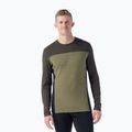 Herren-Thermoaktivshirt Smartwool Classic Thermal Merino Base Layer Colorblock Crew Boxed moss