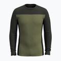 Herren-Thermoaktivshirt Smartwool Classic Thermal Merino Base Layer Colorblock Crew Boxed moss 3