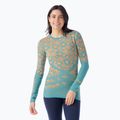 Damen-Thermoaktivshirt Smartwool Intraknit Thermal Merino Base Layer Pattern Crew cascade