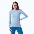 Damen-Thermoaktivshirt Smartwool Intraknit Thermal Merino Baselayer Crew serene blue/white