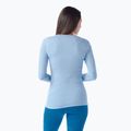Damen-Thermoaktivshirt Smartwool Intraknit Thermal Merino Baselayer Crew serene blue/white 2