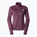 Frauen laufen Sweatshirt The North Face Winter Warm Pro 1/4 Zip Mitternacht lila 4