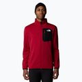 Herren Sweatshirt The North Face Crest FZ granatrot/schwarz