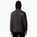 Herren The North Face Crest 1/4 Zip Sweatshirt anthrazitgrau/ schwarz 3