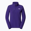 Damen Sweatshirt The North Face 100 Glacier 1/4 Zip Spitze lila