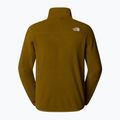 Herren The North Face 100 Glacier Full Zip Sweatshirt Moosgrün 2