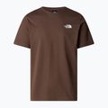 Herren The North Face Box Nse rauchbraun/schwarzes T-shirt 4