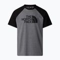 Herren The North Face Raglan Easy mittel grau heather t-shirt