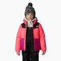 The North Face Kid Freedom Isolierte strahlende Mohnblume Kinder Skijacke 4