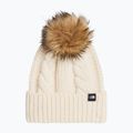 Kinder-Wintermütze The North Face Oh Mega Fur Pom Beanie white Dune