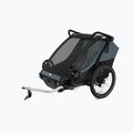 Thule Chariot Cab dunkel schieferfarbener Doppelfahrradanhänger