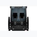 Thule Chariot Cab dunkel schieferfarbener Doppelfahrradanhänger 5