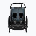 Thule Chariot Cab dunkel schieferfarbener Doppelfahrradanhänger 8
