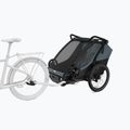 Thule Chariot Cab dunkel schieferfarbener Doppelfahrradanhänger 9