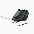 Thule Chariot Cab dunkel schieferfarbener Doppelfahrradanhänger 12