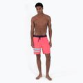 Männer Hurley Phantom Block Party 18" schwimmen Shorts neon pink 2