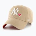 47 Marke MLB New York Yankees Icon Kappe CLEAN UP khaki