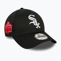 Cap Mütze Herren New Era Patch 9Forty Chicago White Sox black