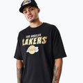 Herren New Era Team Script OS Tee Los Angeles Lakers schwarz 3