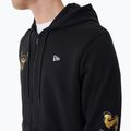 Herren New Era Team Script FZ Hoody Chicago Bulls schwarz 5