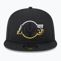 Neue Era Split Logo 9Fifty Los Angeles Lakers Kappe schwarz 3