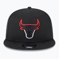 Neue Era Split Logo 9Fifty Chicago Bulls Kappe schwarz 3