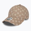 Cap Mütze Damen New Era Monogram 9Forty New York Yankees pastel brown 2