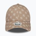 Cap Mütze Damen New Era Monogram 9Forty New York Yankees pastel brown 3