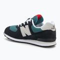 Sneaker New Balance Classic 574's V1 brighton black/green/white 3