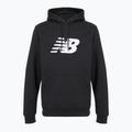 Herren New Balance Core Brushed Hoodie schwarz 3