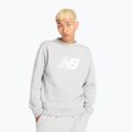 Herren Sweatshirt New Balance Sport Core Brushed Crew reflection/white/light arctic grey