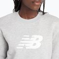 Damen Sweatshirt New Balance Sport Fleece Logo Crew sportlich grau 4