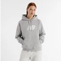 New Balance Damen Fleece Hoodie sportlich grau