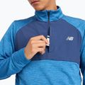 Lauf Longsleeve Herren New Balance Athletics Heat Grid 1/2 Zip heron blue 5