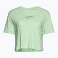 Damen-Trainings-T-Shirt Nike Pro Dri-Fit Cropped vapour green