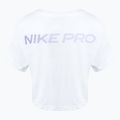 Nike Dri-Fit Pro Trainings-T-Shirt für Frauen weiß 2