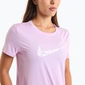 Nike One Swoosh Damen-T-Shirt lila Blüte/weiß 3