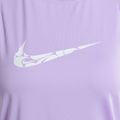 Damen Laufshirt Nike One Graphic TT lila Blüte/weiß 3