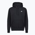 Herren Nike Club French Terry Pullover Hoodie schwarz/schwarz/weiß 8