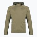 Nike Trail Dri-Fit UV LS Hoodie neutral oliv/medium oliv/lila Bloom Langarm-Laufshirt