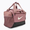 Trainings Tasche Nike Brasilia 9.5 Duffle 25 l smokey mauve/black/light orewood brown 2