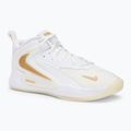 Nike React Hyperset 2 Volleyballschuhe weiß/weiß/metallisches Gold