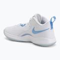 Nike React Hyperset 2 Volleyballschuhe weiß/weiß/valor blau 3