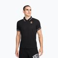 Herren Tennis-Poloshirt Nike Court Heritage Polo schwarz/weiss
