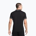 Herren Tennis-Poloshirt Nike Court Heritage Polo schwarz/weiss 3