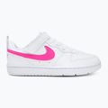 Nike Court Borough Low Kinderschuhe Recraft weiß/laser fuchsia 2