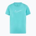 Nike One Dri-Fit grüner Frost/weißes Kinder-T-Shirt