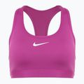 Nike Swoosh Medium Support Trainings-BH Hot Fuchsia/Weiß