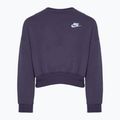 Hoodie Sweatshirt Kinder Nike Sportswear Club Fleece dark raisin / white